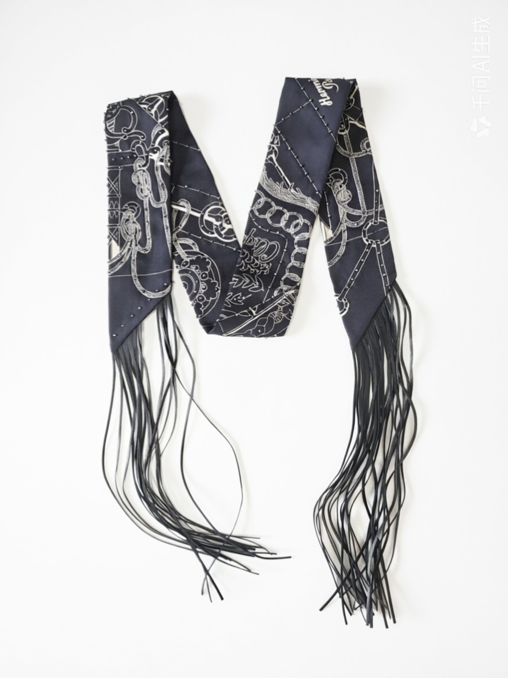 Hermes Fringed Twilly